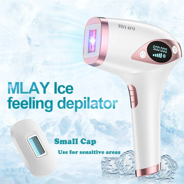 Laser Epilator Mlay T4 Ice Cooling IPL Hair Removal Machine for Bikini Facial Body IPL Laser Epilator Women's Photoepilator Mlay