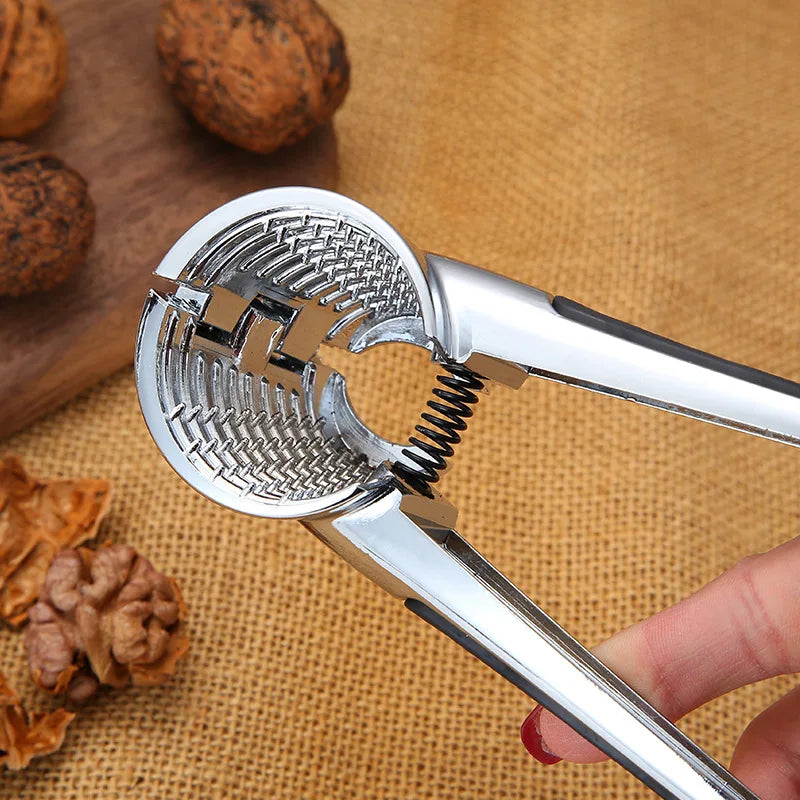 New Crack Almond Walnut Hazel Filbert Nut Kitchen Nutcracker Sheller Clip Clamp Plier Cracker Pecan Hazelnut Crack Tools