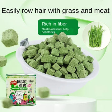 Freeze Dried Catgrass Cat Snacks Removes Hair Balls To Promote Digestion Cat Grass Catgrass Tablets Grinding Teeth Pet Snacks