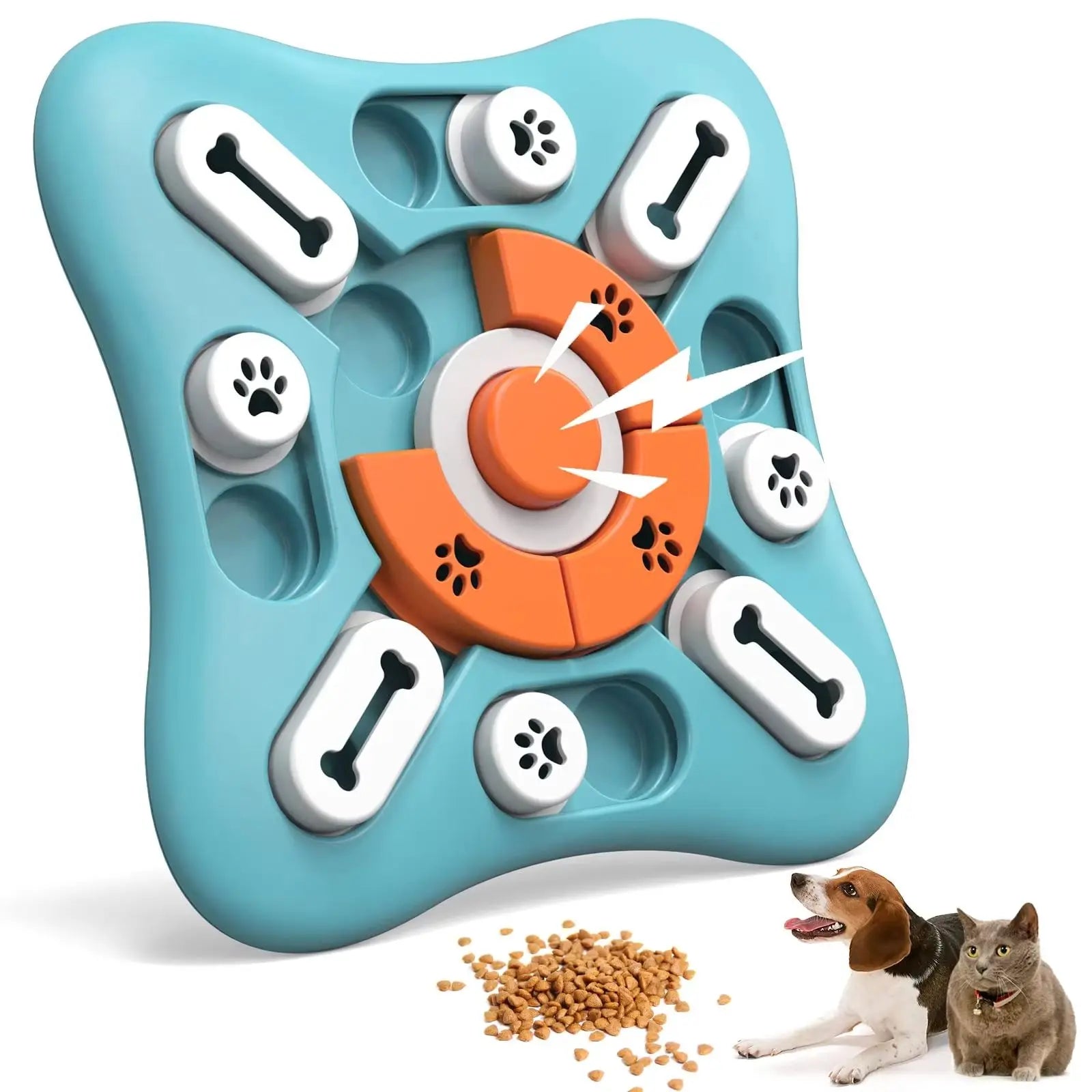 Dog Toys Slow Feeder Interactive Increase Puppy IQ Food Dispenser Slowly Eating NonSlip Bowl Pet Puzzle Cat Dogs Training Game